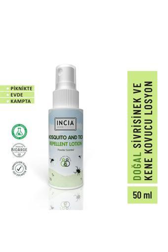 INCIA Pudra Kokulu Sivrisinek ve Kene Kovucu Losyon 50 ml