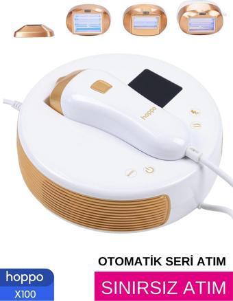 Hoppo X100 Ipl Buz Lazer Epilasyon Cihazı Sınırsız Atım 10 Kademe Ultra Güçlü