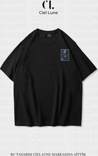 Nevermınd Unisex Kadın Erkek Golden Ratio Baskılı Özel Tasarım Oversize T-Shirt