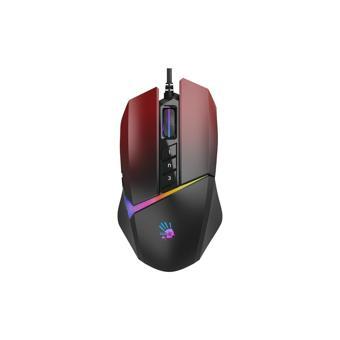 Bloody W60 Max RGB Optik Kablolu Oyuncu Mouse Kırmızı