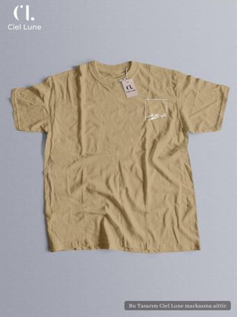 Nevermınd Unisex Ciel Lune Tasarım Oversize Tshirt