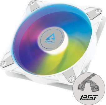 ARCTIC P14 PWM PST A-RGB 0dB 140mm Beyaz Çerçeve 0-1900 RPM/68.9 CFM Kasa Fanı