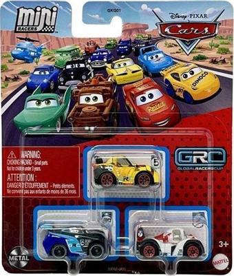 Disney Pixar Cars - Üçlü Mini Racers - Jackson Storm & Miguel Camino & Shu Todoroki
