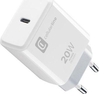 Cellular Line Usb-C Şarj Adaptör Apple 20W White