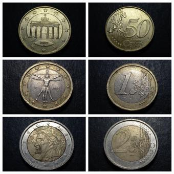 Escoines Koleksiyon 39963680d5063b147f 2002 Hatıra 50cent /1/2 Euro ÇT/ÇÇT/ÇA Eski Madeni Para