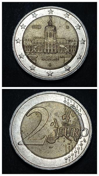 Escoines Koleksiyon 39963680d4b9c4925e 2018 Hatıra 2Euro ÇT/ÇÇT Eski Yabancı Madeni Para
