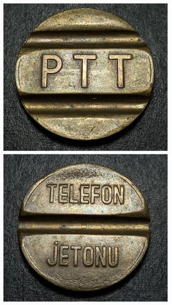 Escoines Koleksiyon 39963680d41703cbf1 PTT Telefon Jetonu Küçük Boy 1 ADET Gönderilcektir