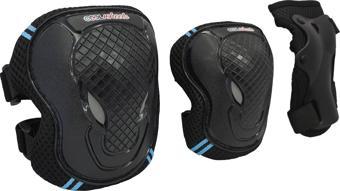Cool Wheels Çocuk Scooter & Paten Koruma Seti – Kaliteli Dizlik ve Dirseklik Seti (M) Mavi FR37715