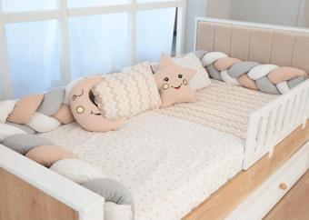 Miracool Örgü Uyku Seti / Örgü Nevresim Takımı / 7 Parça / 80X180/90X190/100X200Cm