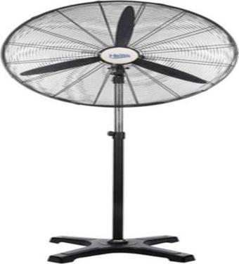 Hims HEF-A650 190W 26 Inç Siyah Alüminyum 3 Kanatlı Sanayi Tipi Ayaklı Vantilatör