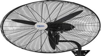 Hef-d650 190w 26 Inç Siyah Alüminyum 3 Kanatlı Sanayi Tipi Duvar Vantilatörü