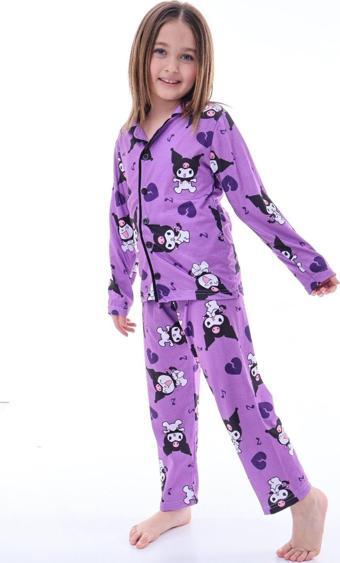 Riysgiyim Kız Çocuk Pijama Takım Baskılı