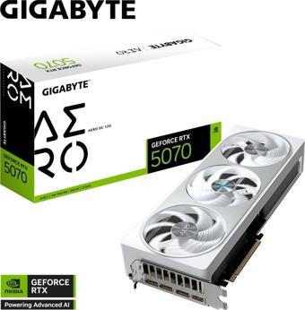 Gigabyte GeForce RTX 5070 AERO OC 12GB 192bit GDDR7 GV-N5070AERO OC-12GD