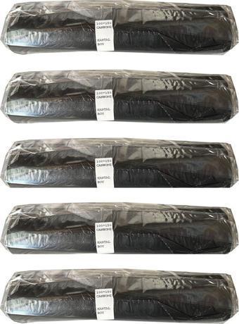 Canhome 240 Litre Siyah Hantal Konteyner Çöp Torbası - 100 x 150 Cm. - 600 Gr. - 10 Adetlik 5 Rulo