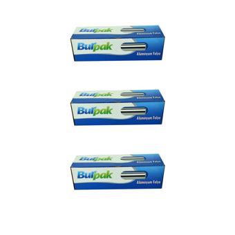 Burpak Alüminyum Folyo - 45 Cm. x 50 Metre - 10 Mikron - 3 Paket