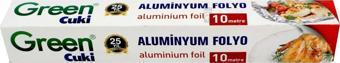 Green Cuki Alüminyum Folyo - 30 Cm. x 10 Metre - 1 Paket