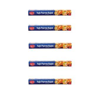Roll-Up Yağlı Fırın Tepsi Pişirme Kızartma Kağıdı - 8 Metre - 5 Kutu