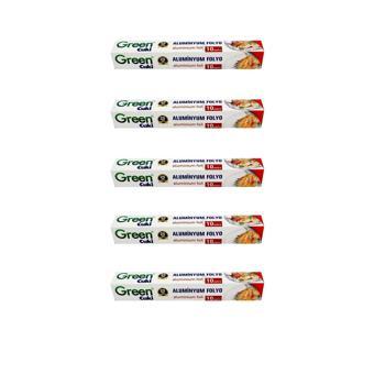 Green Cuki Alüminyum Folyo - 30 Cm. x 10 Metre - 5 Paket
