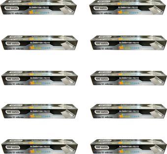 Niceplast Alüminyum Folyo - 45 Cm. x 100 Metre - 12 Mikron - 10 Paket