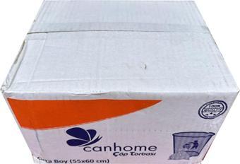 Canhome Mavi Orta Boy 55x60 Cm. 30 Litre Çöp Torbası Poşeti - 20 Adetlik 50 Rulo - Koli