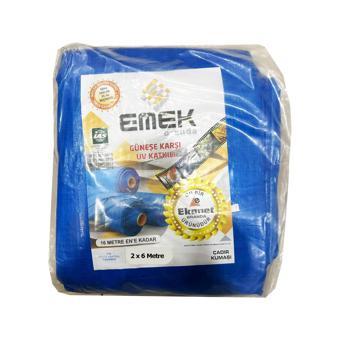 Emek Çadır Kumaşı Branda Tente UV Güneşlik Gölgelik Koruma Yağmur Su Geçirmez - 2x6 Metre - 1 Paket