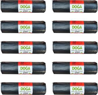 Ecoplast Battal Boy Çöp Torbası Poşeti - 500 Gr. - 90 Litre - 80 x 110 Cm / 10 Adetlik 10 Rulo