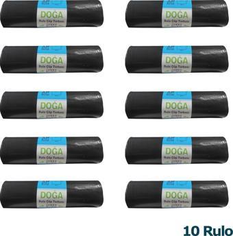 Ecoplast Jumbo Boy Siyah Çöp Torbası Poşeti - 300 Gr. - 90 Litre - 80 x 110 Cm / 10 Adetlik 10 Rulo