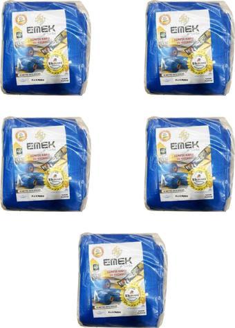 Emek Çadır Kumaşı Branda Tente UV Güneşlik Gölgelik Koruma Yağmur Su Geçirmez - 4x4 Metre - 5 Paket