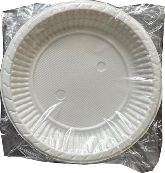 Tek Kullanımlık Plastik Tabak - 19 Cm. - 10 Adetlik 1 Paket
