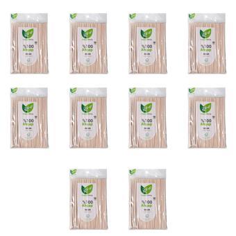 Roll-Up Doğaya Dönüş Ekolojik Doğal Doğa Dostu %100 Ahşap Bıçak - 16 Cm. - 50'li 10 Paket 