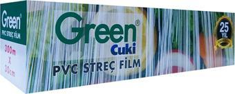 Green Cuki PVC Streç Film Folyo - Gıdaya Uygun - 9 Mikron - 30 x 300 Metre