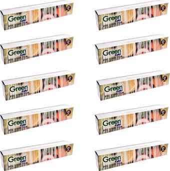Green PVC Streç Film Folyo - Gıdaya Uygun - 9 Mikron - 45 Cm. x 300 Metre - 10 Paket