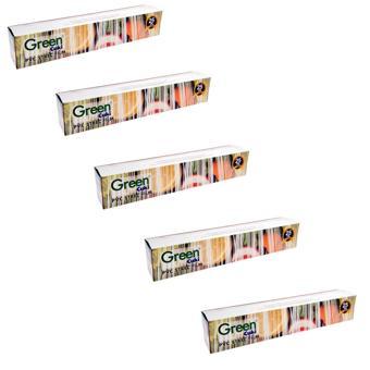 Green PVC Streç Film Folyo - Gıdaya Uygun - 9 Mikron - 45 Cm. x 300 Metre - 5 Paket