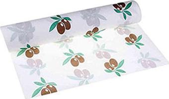 Roll-Up Laminelli Desenli Tek Kullanımlık Kağıt Masa Örtüsü - 100x150 Cm. - 16 Yaprak/Rulo