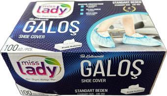 Mis Lady Tek Kullanımlık Pratik Kutulu Galoş - Mavi - 100 Adetlik 1 Paket