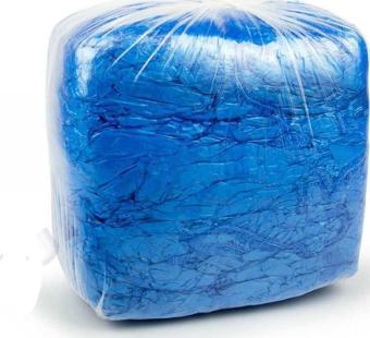 Tek Kullanımlık İnce Lastiktli Galoş - Mavi - 700 Adetlik 1 Paket