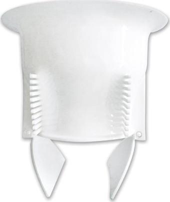 Maxel Plastik Wc Matik Tuvalet Kapağı - Çift Kapaklı Koku Önleyici - Beyaz - 1 Adet