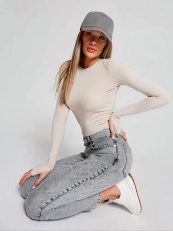 Black Premium Spor Crop Top Bisiklet Yaka Darkalıp Soft Touch Viskon Basic Parmaklı Spor Body
