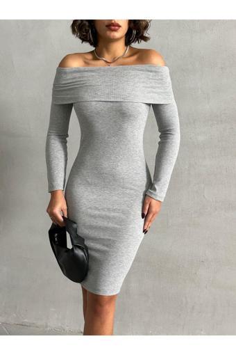 Black Premium Madonna Midi Elbise Sevgililer Gününe Özel Bluz Hediyeli