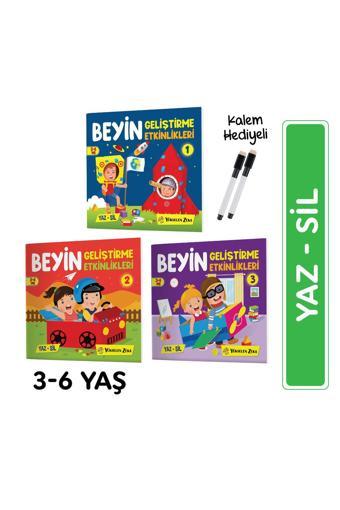 Yükselen Zeka Yayınları Beyin Geliştirme Etkinlikleri Yaz Sil Serisi - Yükselen Zeka Yayınları