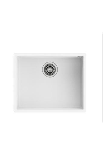 Teka Square 50.40 Tg Tek Hazneli Tezgahaltı Tegranite Eviye