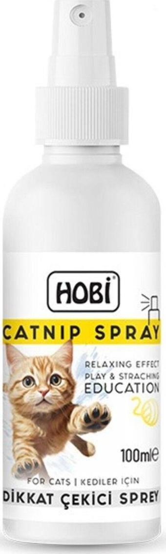 Hobi Catnip Spray Kediler İçin Dikkat Çekici Sprey 100ml