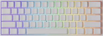 AKKO MONSGEEK FUN60 Pro Shine-Through White Hall Effect Manyetik Switch ARGB Kablosuz Hotswap Mekanik Gaming Klavye
