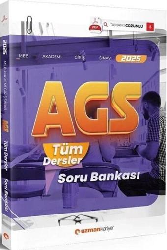 Uzman Kariyer 2025 MEB-AGS Tüm Dersler Soru Bankası Çözümlü Uzman Kariyer Yayınları - Uzman Yayınları
