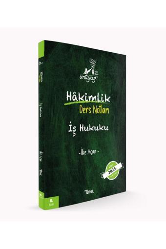 Temsil Kitap İmtiyaz Hakimlik İş Hukuku Ders Notu - Temsil Kitap