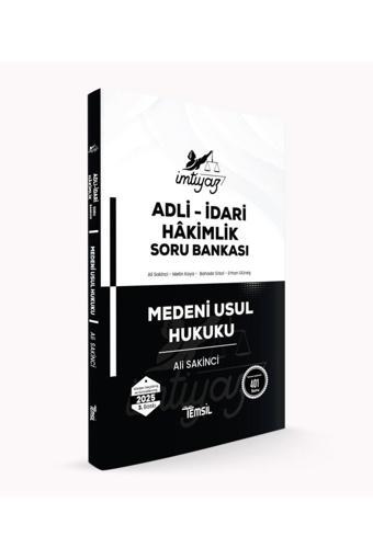 Temsil Kitap Temsil 2025 Baskı İmtiyaz Adli İdari Hakimlik Medeni Usul Hukuku Soru Bankası - Temsil Kitap