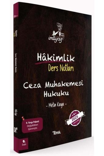 Temsil Kitap Temsil 2025 Baskı İmtiyaz Hakimlik Ceza Muhakemesi Hukuku Ders Notları - Temsil Kitap