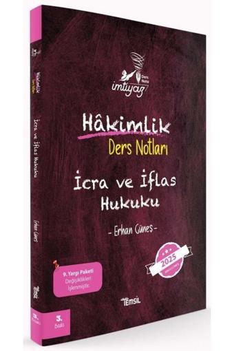 Temsil Kitap Temsil 2025 Baskı İmtiyaz Hakimlik İcra Ve İflas Hukuku Ders Notları - Temsil Kitap