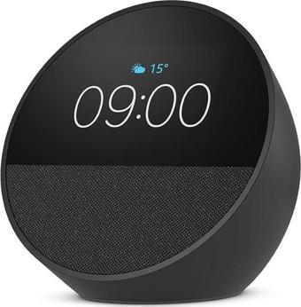 Amazon Echo Spot Alarmlı Saat Akıllı Asistan Hoporlör Siyah