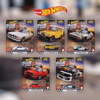 Hot Wheels Premium Boulevard 2025 5’li Set – BMW M5, Land Cruiser, Porsche, GTV6, Lancia
